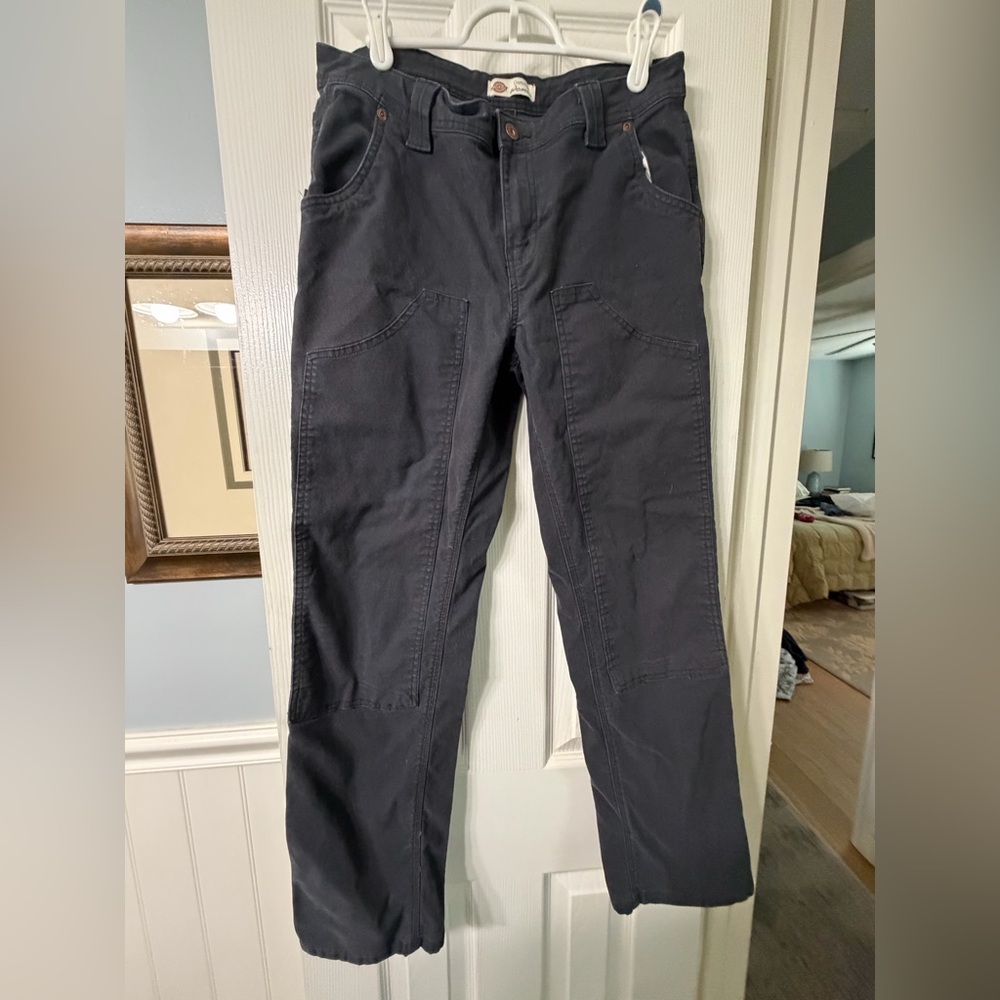 Women’s Cargo Pants Black Stretch 6
